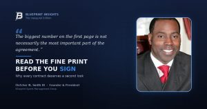 READING THE FINE PRINT BEFORE YOU SIGN image